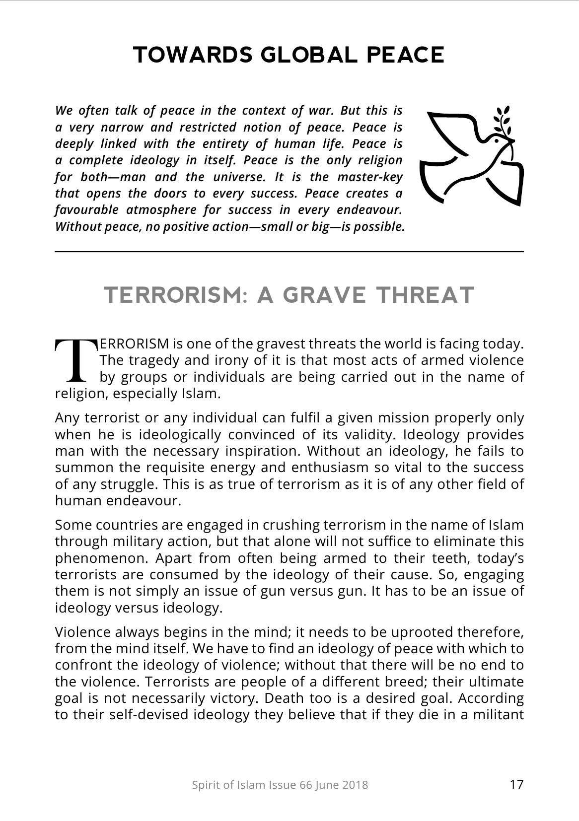 The printed page