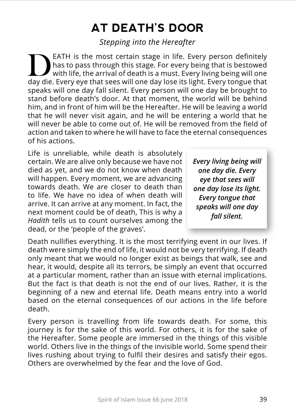 The printed page