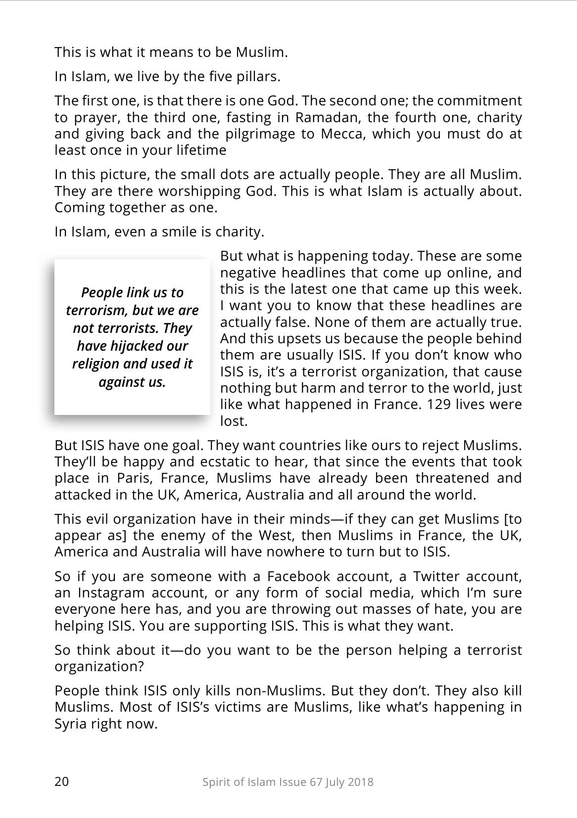The printed page