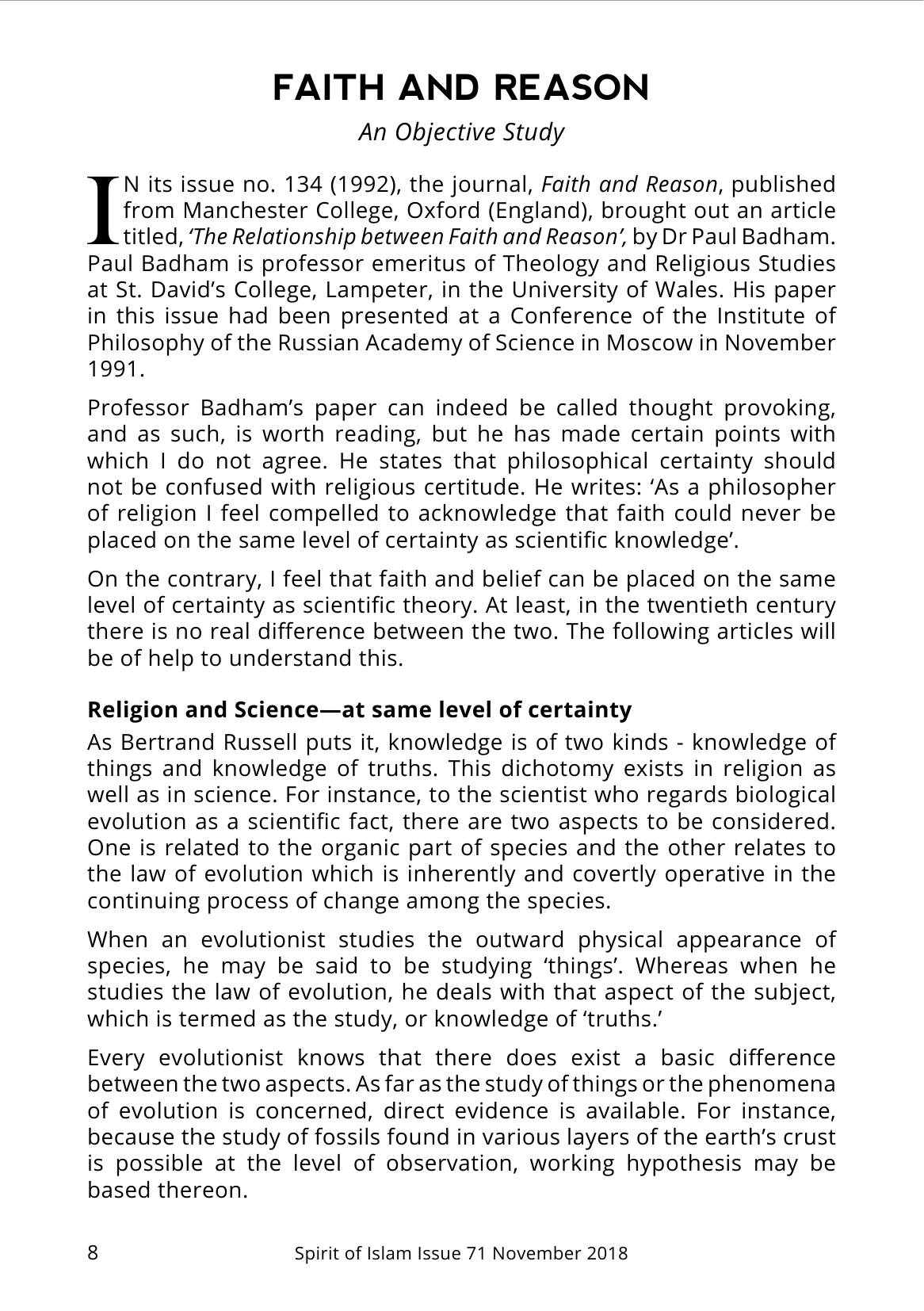 The printed page