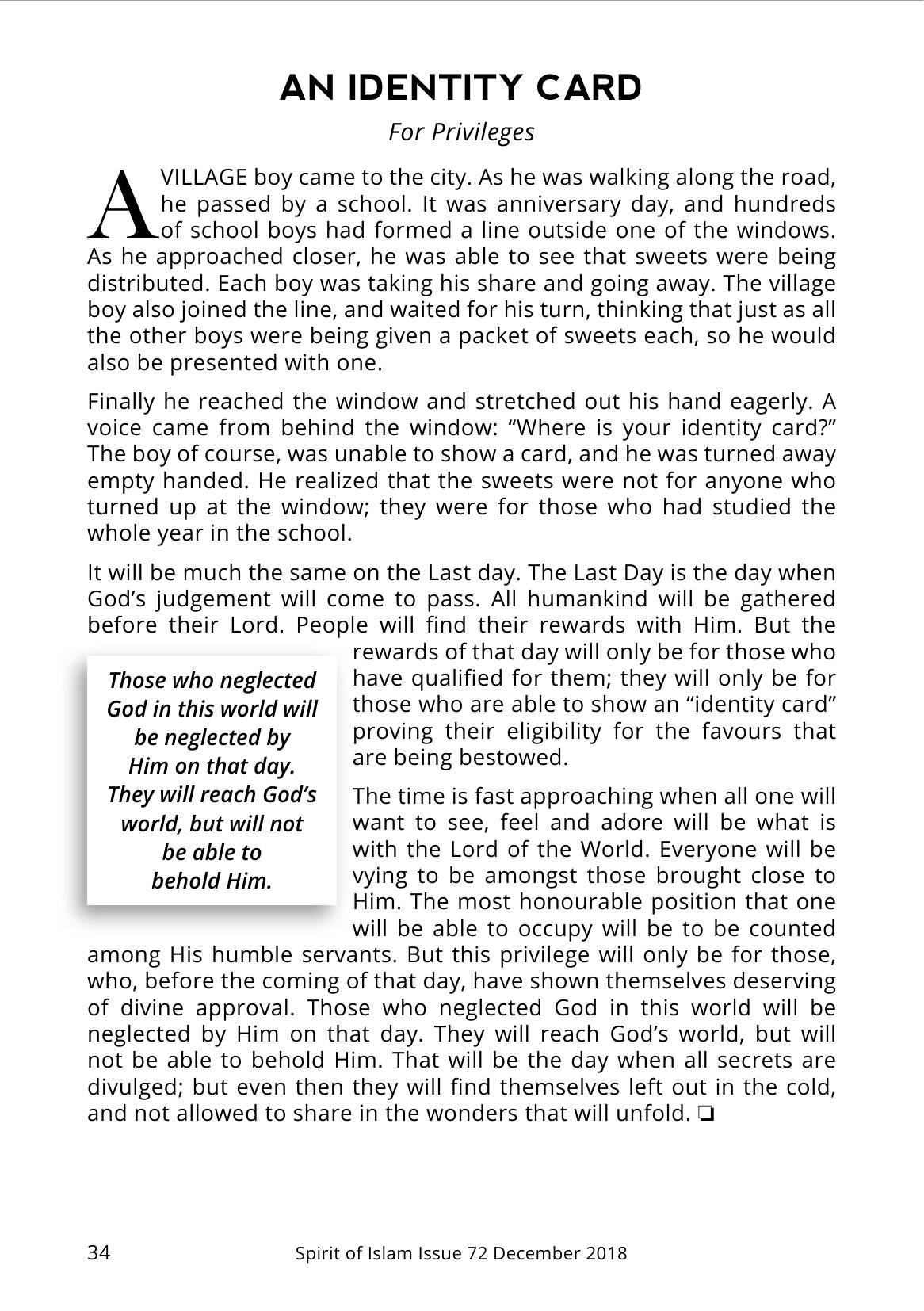 The printed page