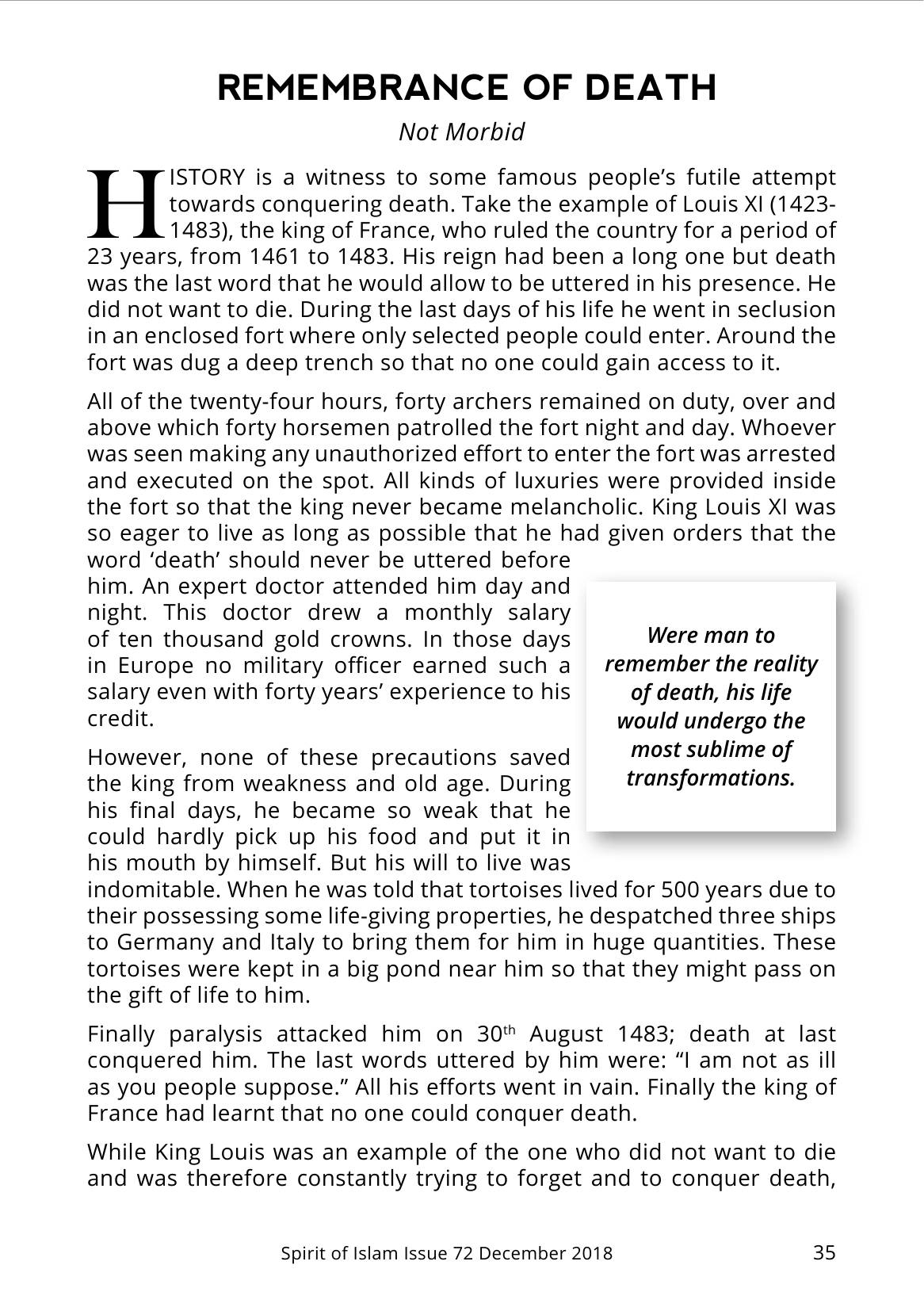 The printed page