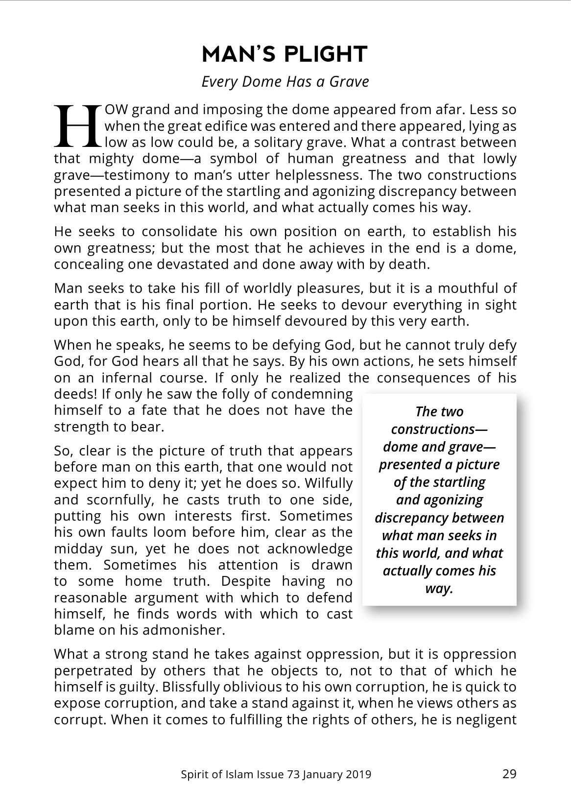 The printed page
