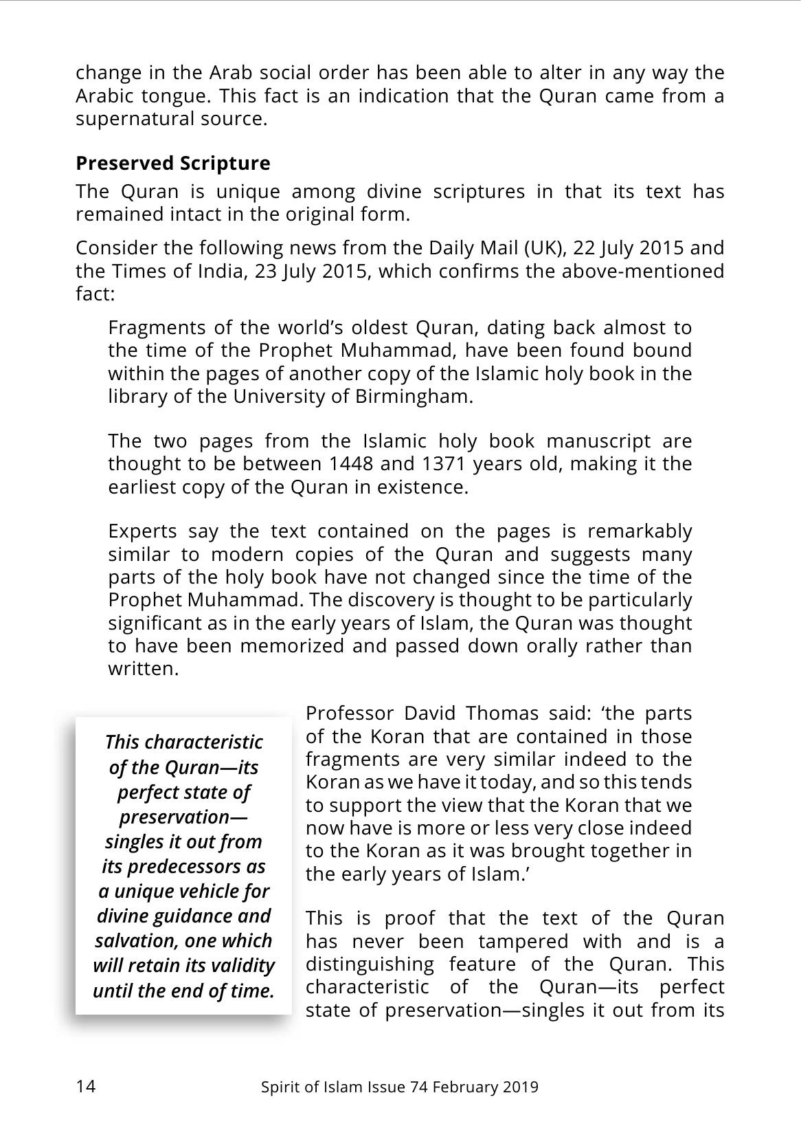The printed page