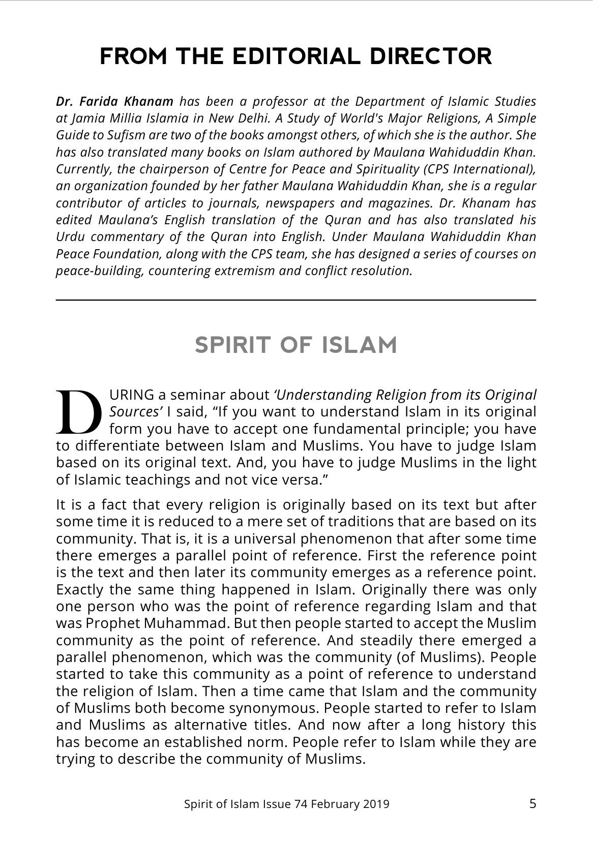 The printed page