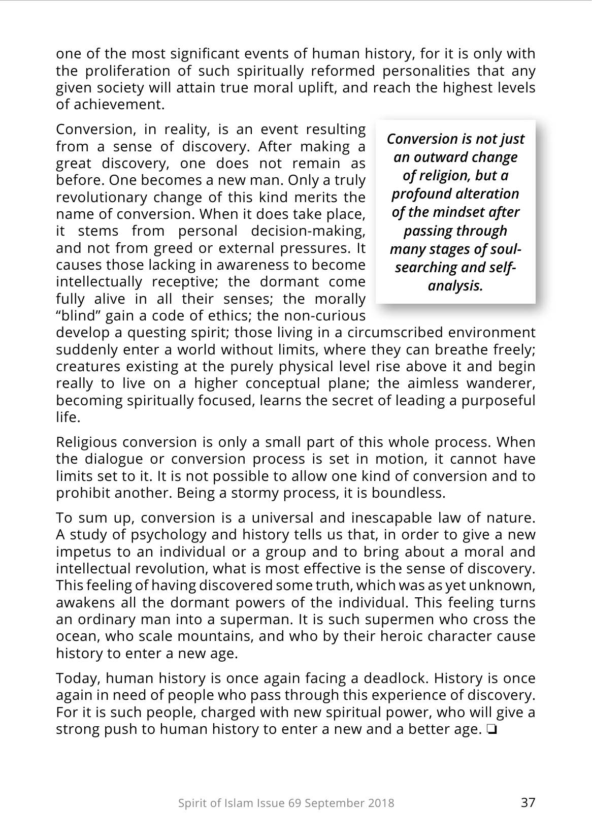 The printed page