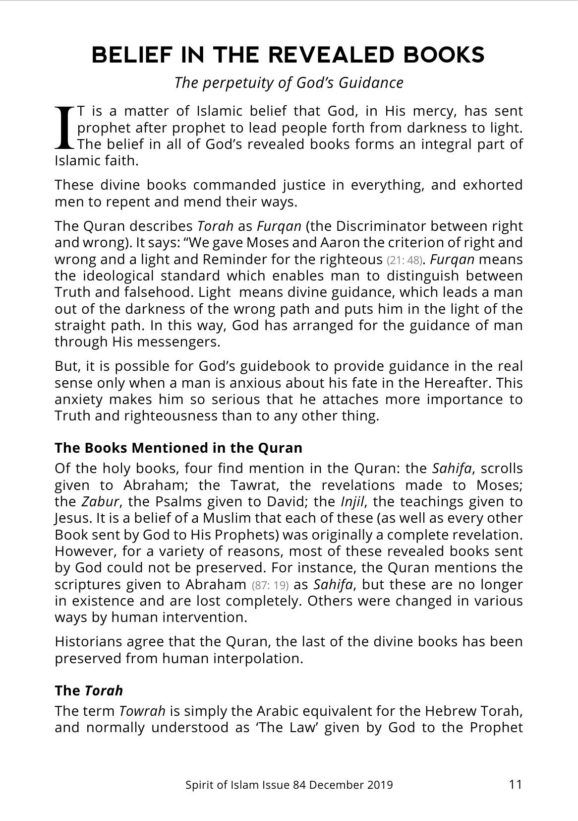 The printed page