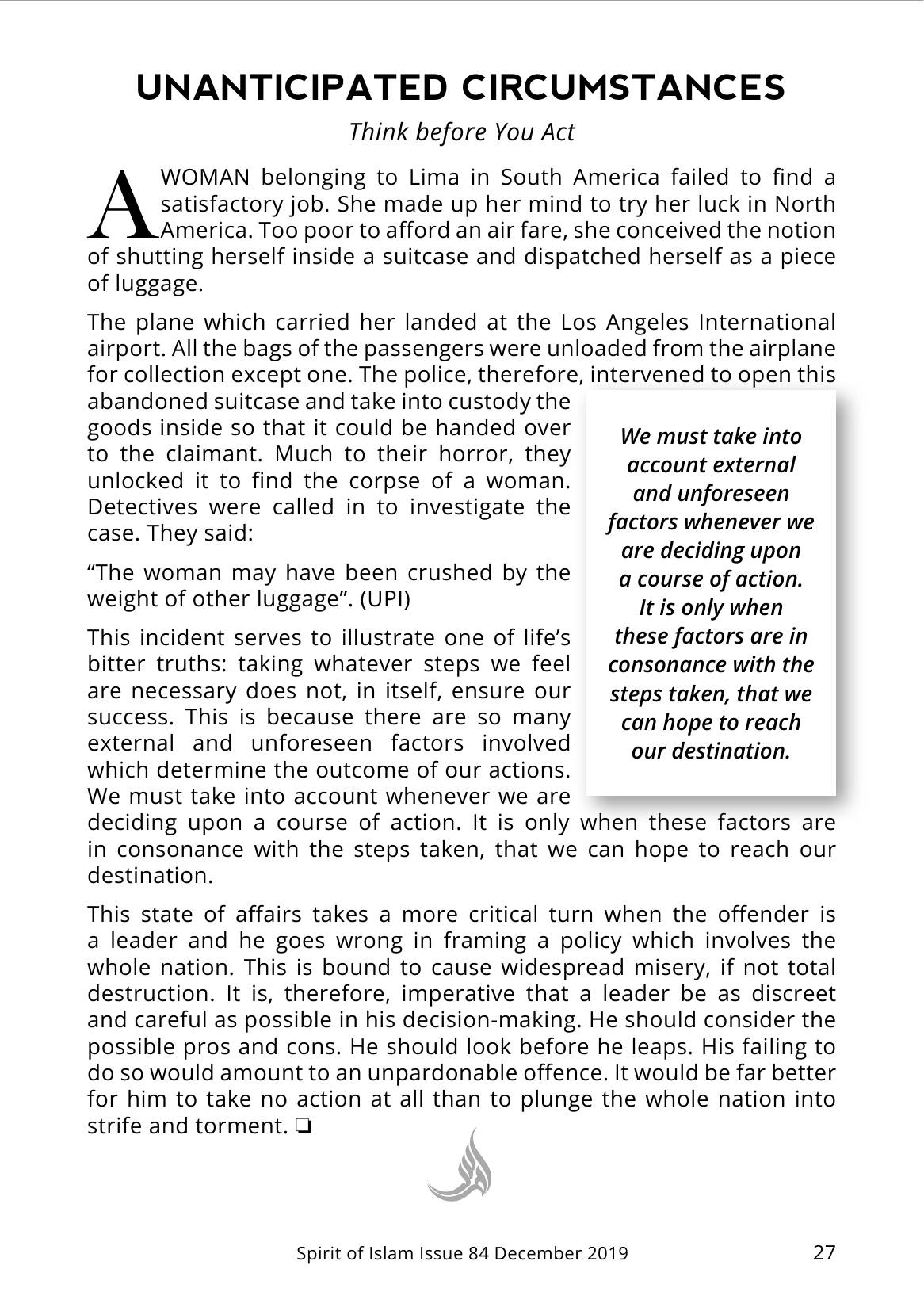 The printed page