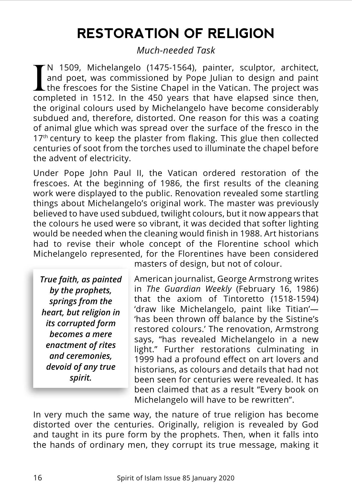 The printed page
