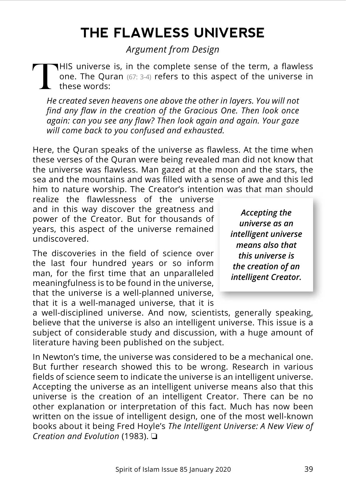 The printed page