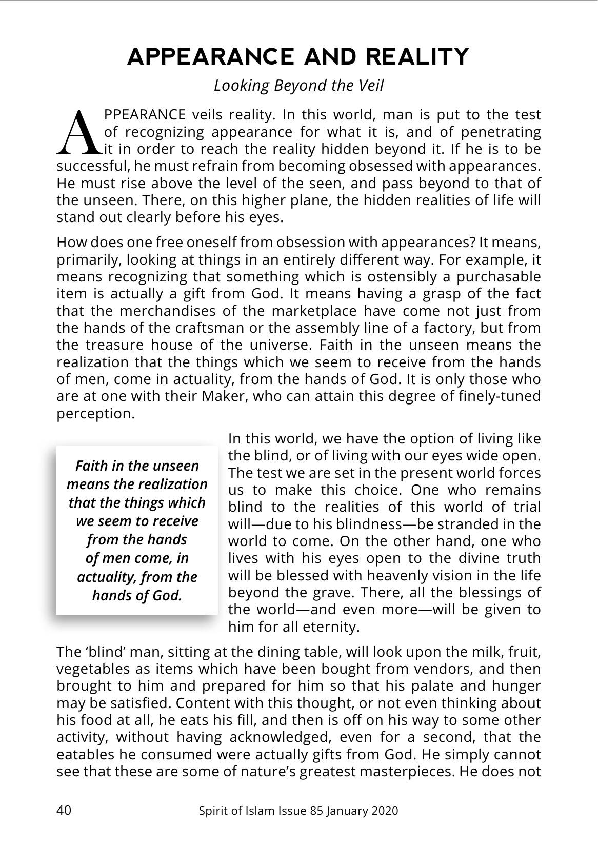 The printed page
