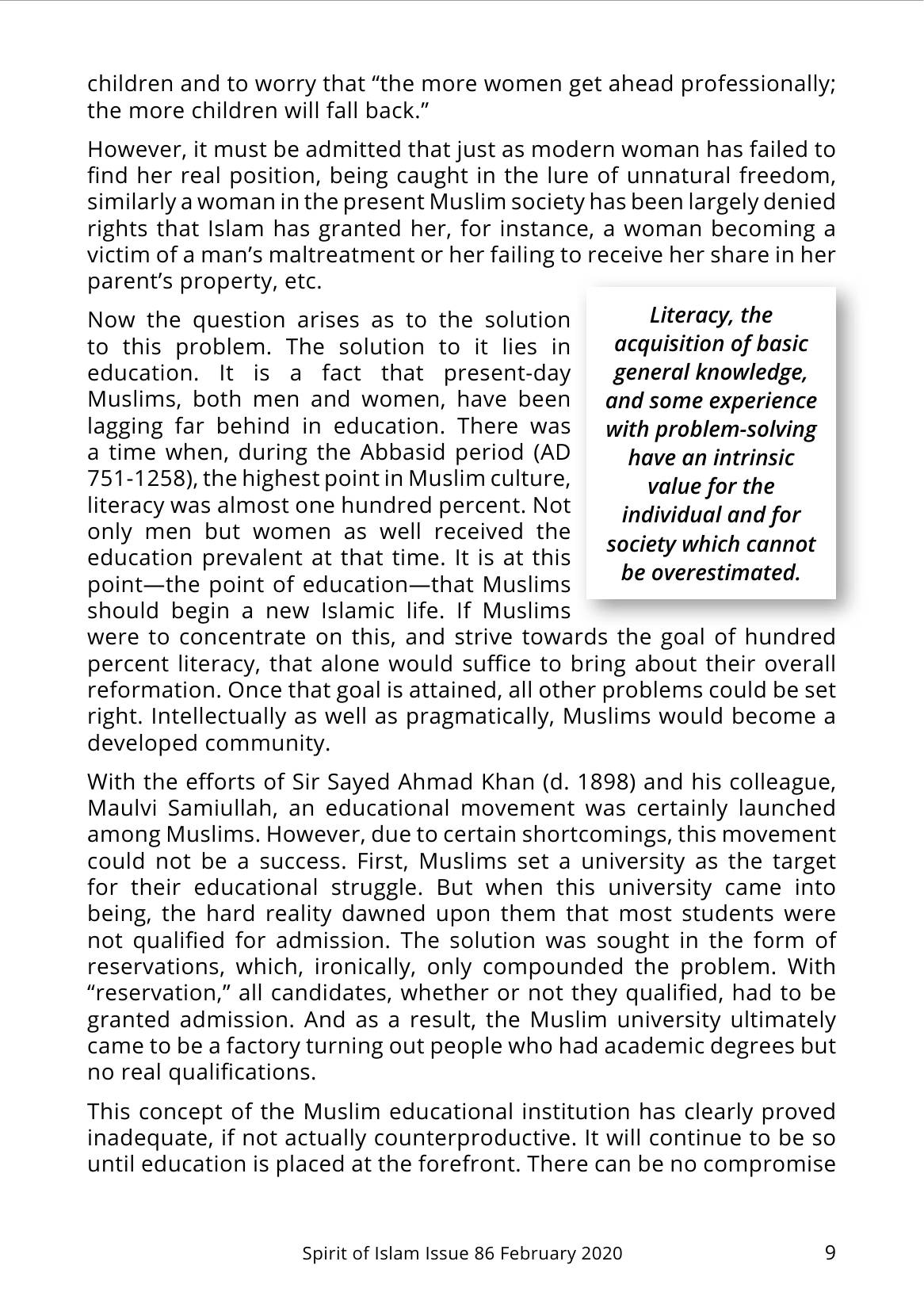 The printed page