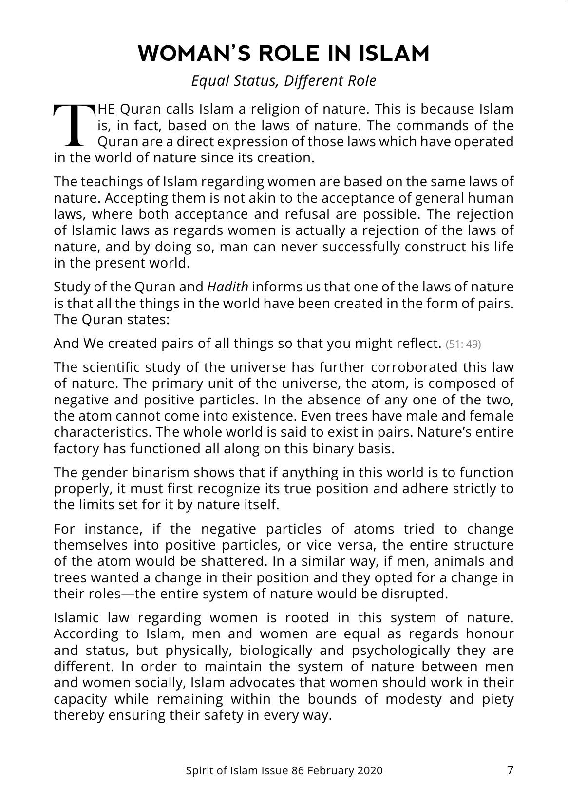 The printed page