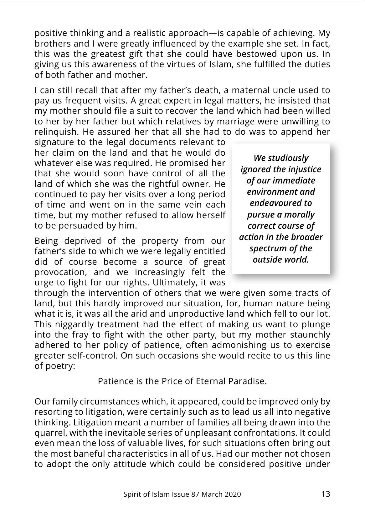 The printed page