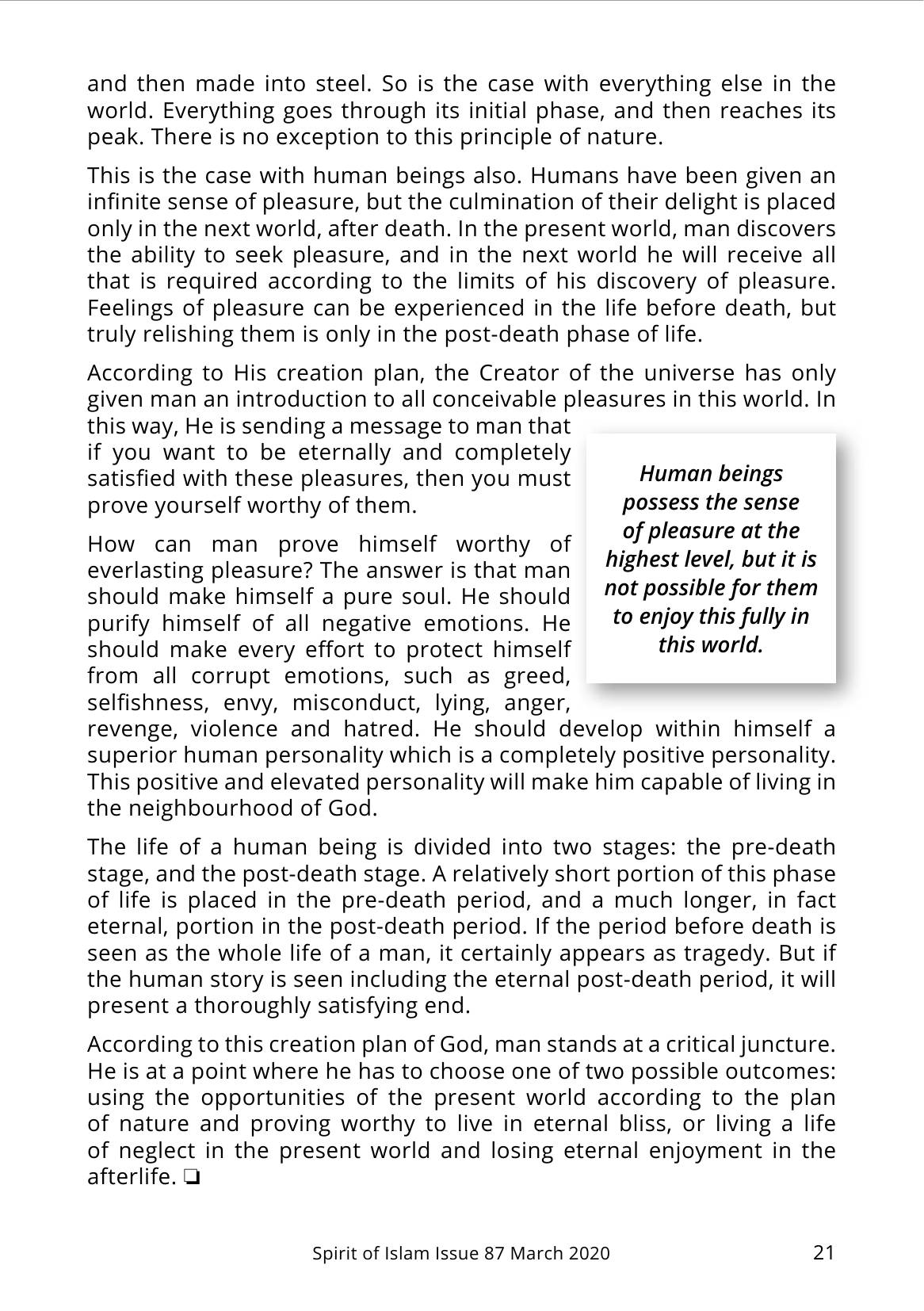 The printed page