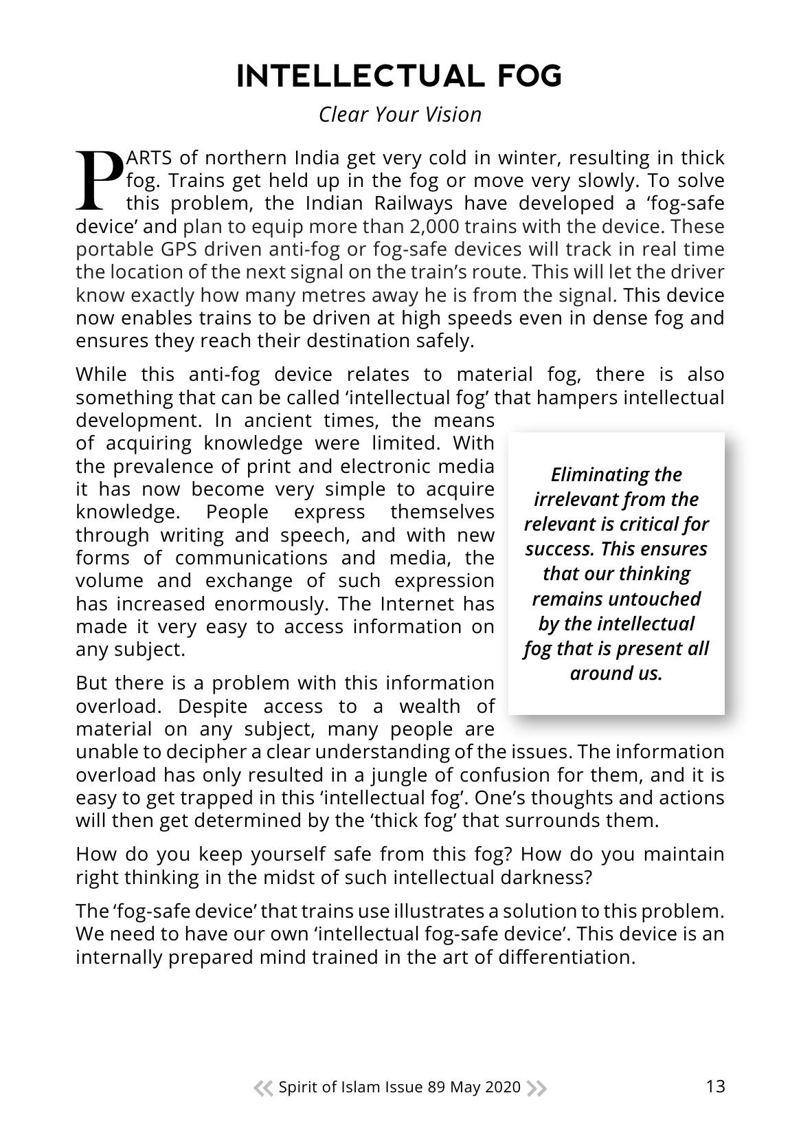 The printed page
