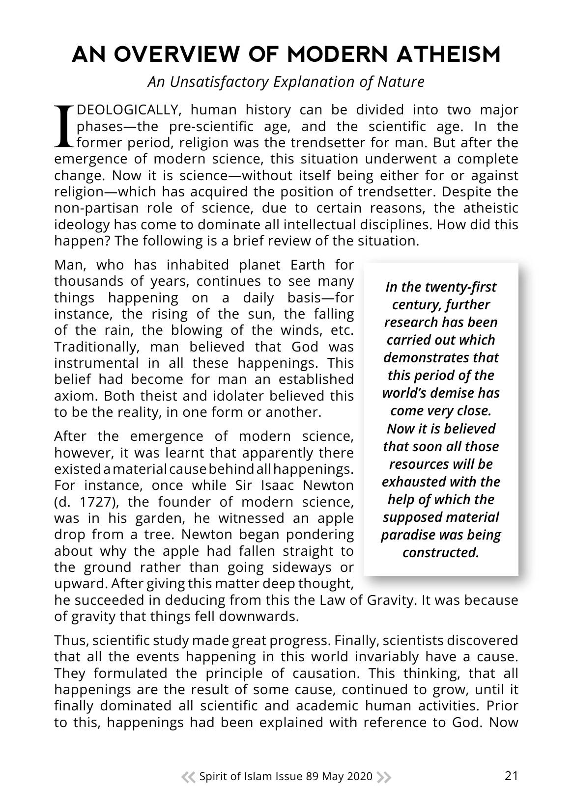 The printed page