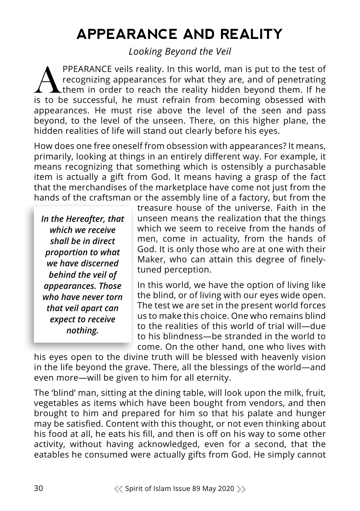 The printed page