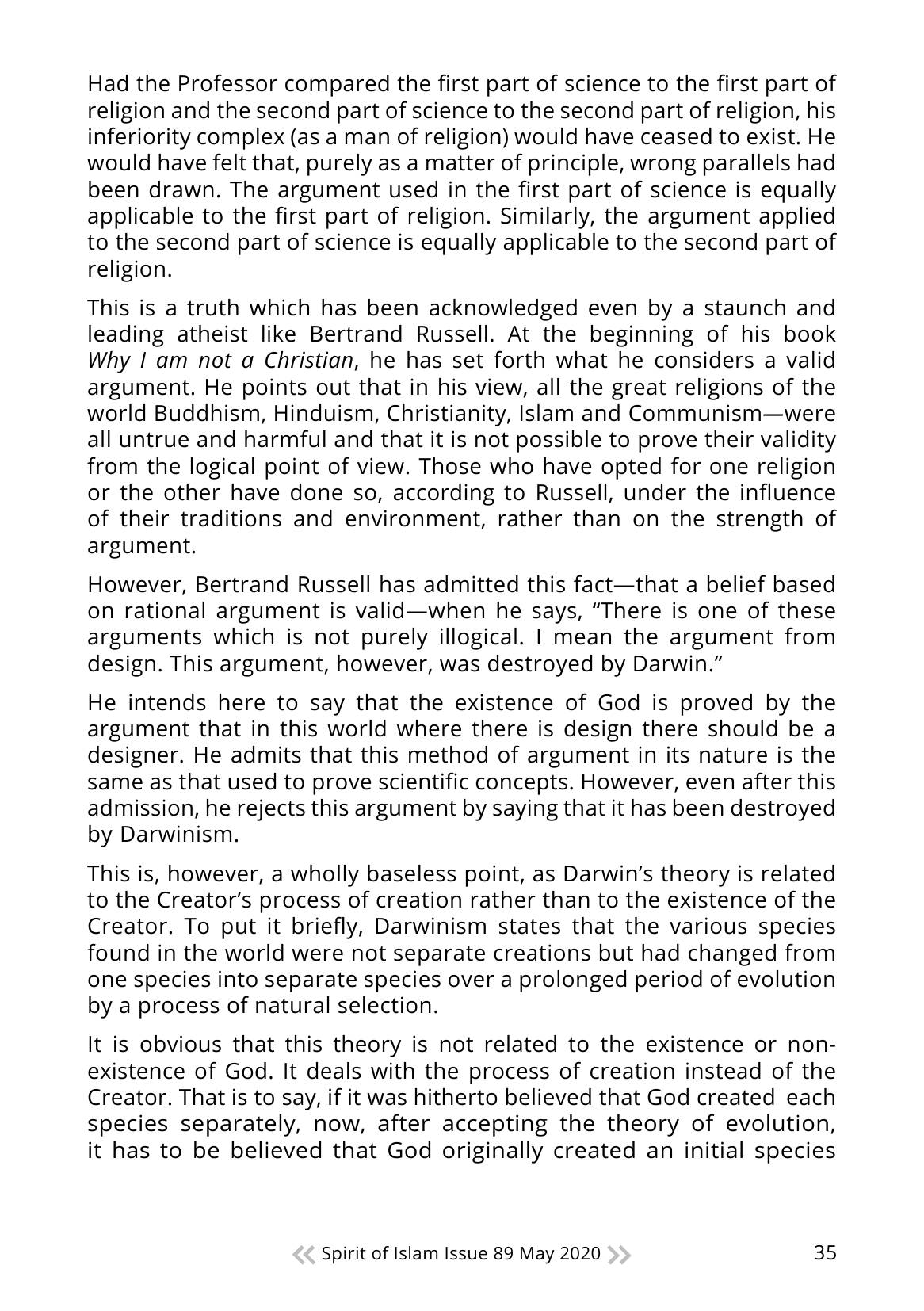 The printed page