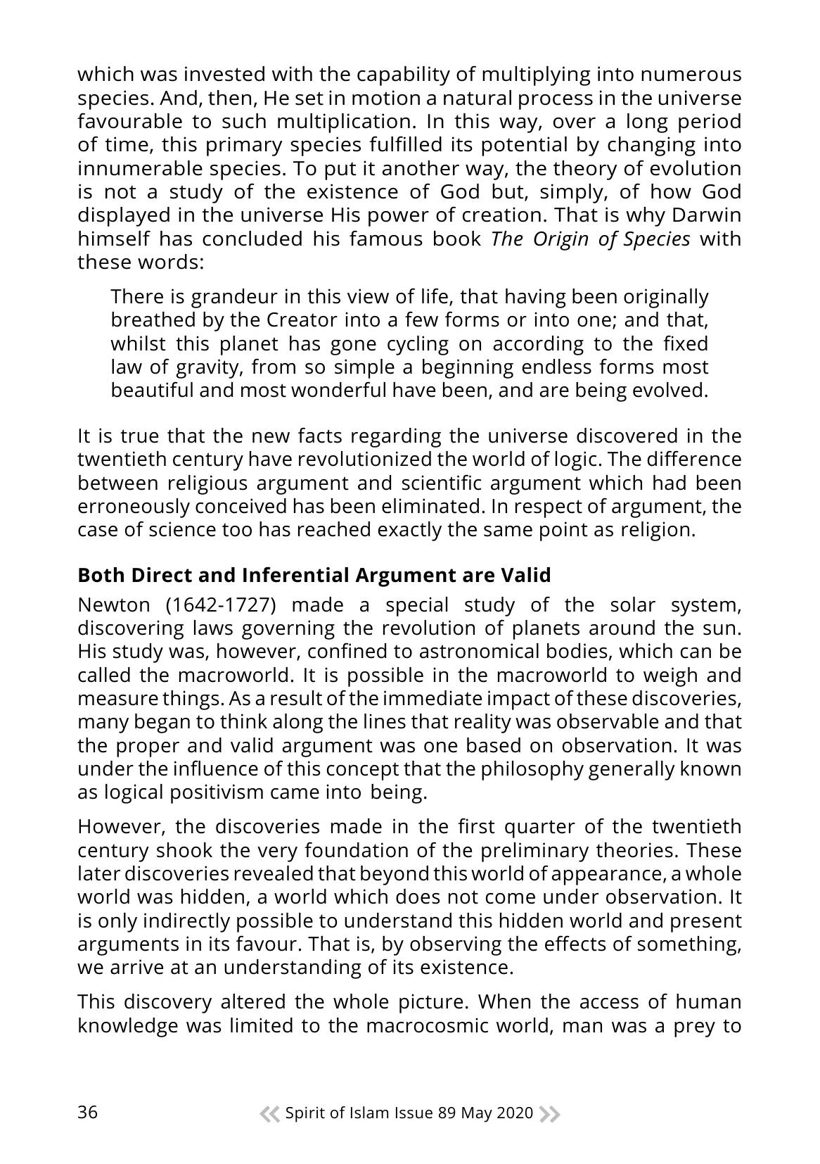 The printed page