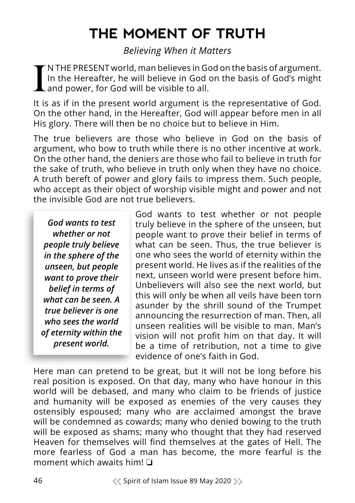 The printed page