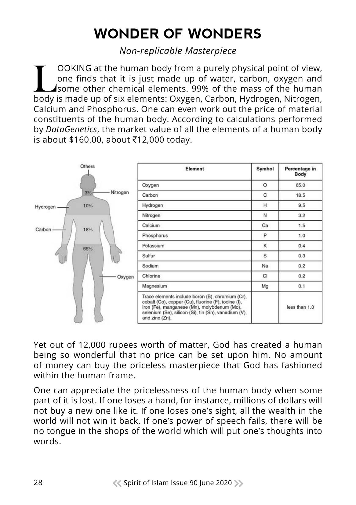 The printed page