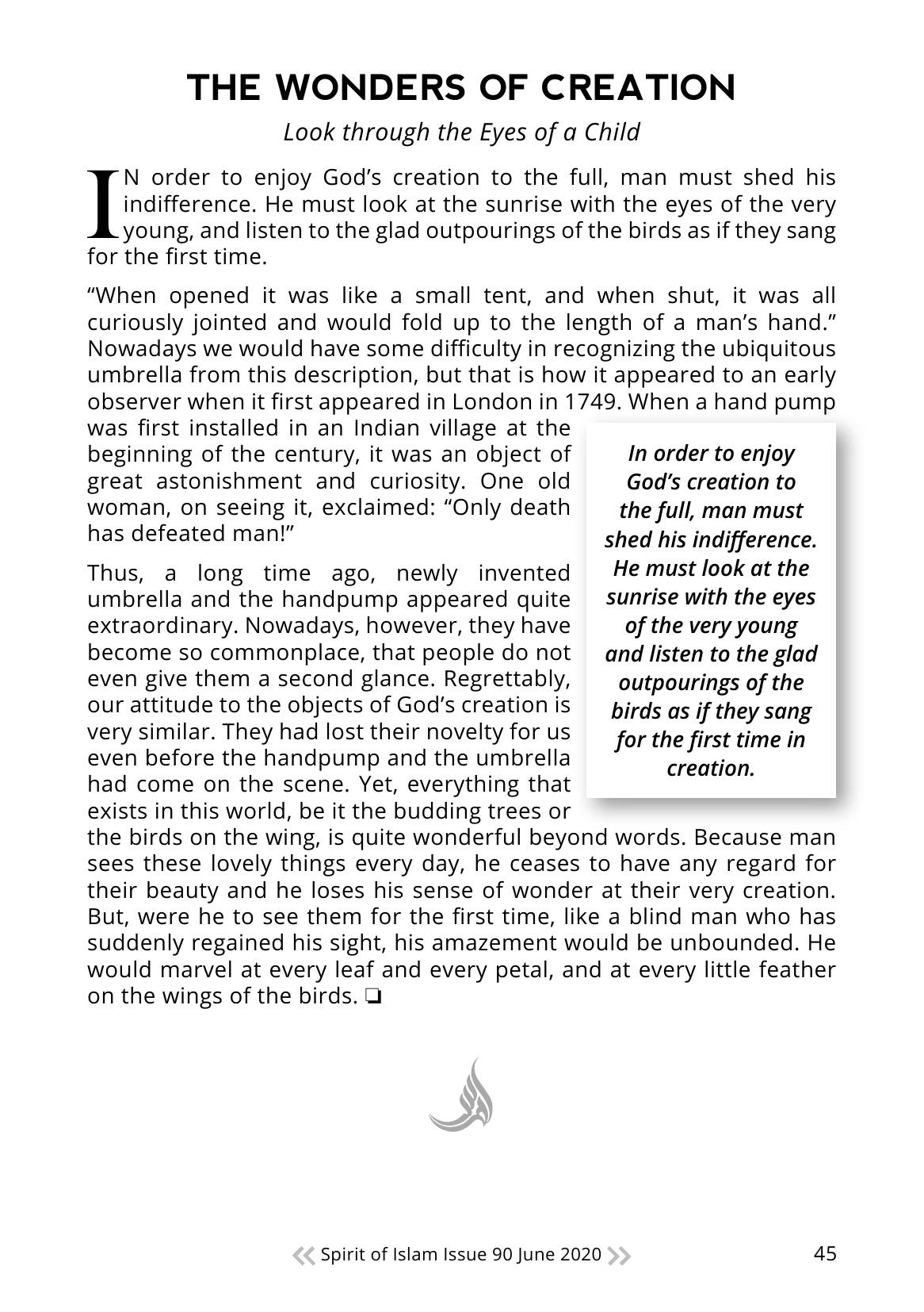 The printed page