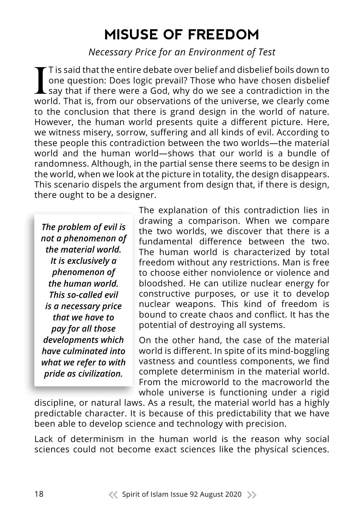 The printed page