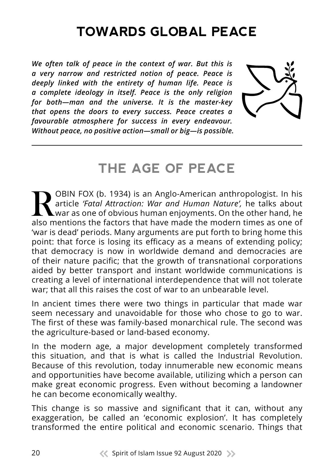 The printed page