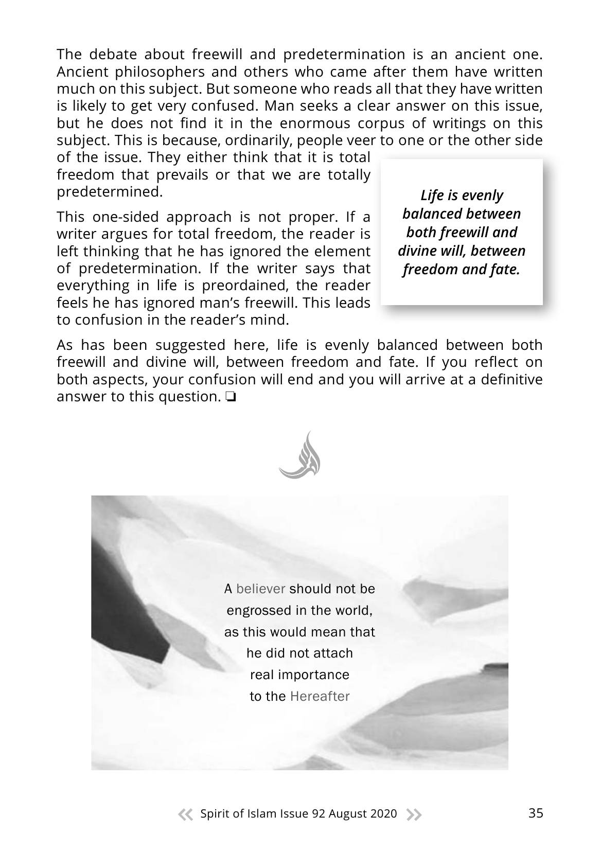 The printed page