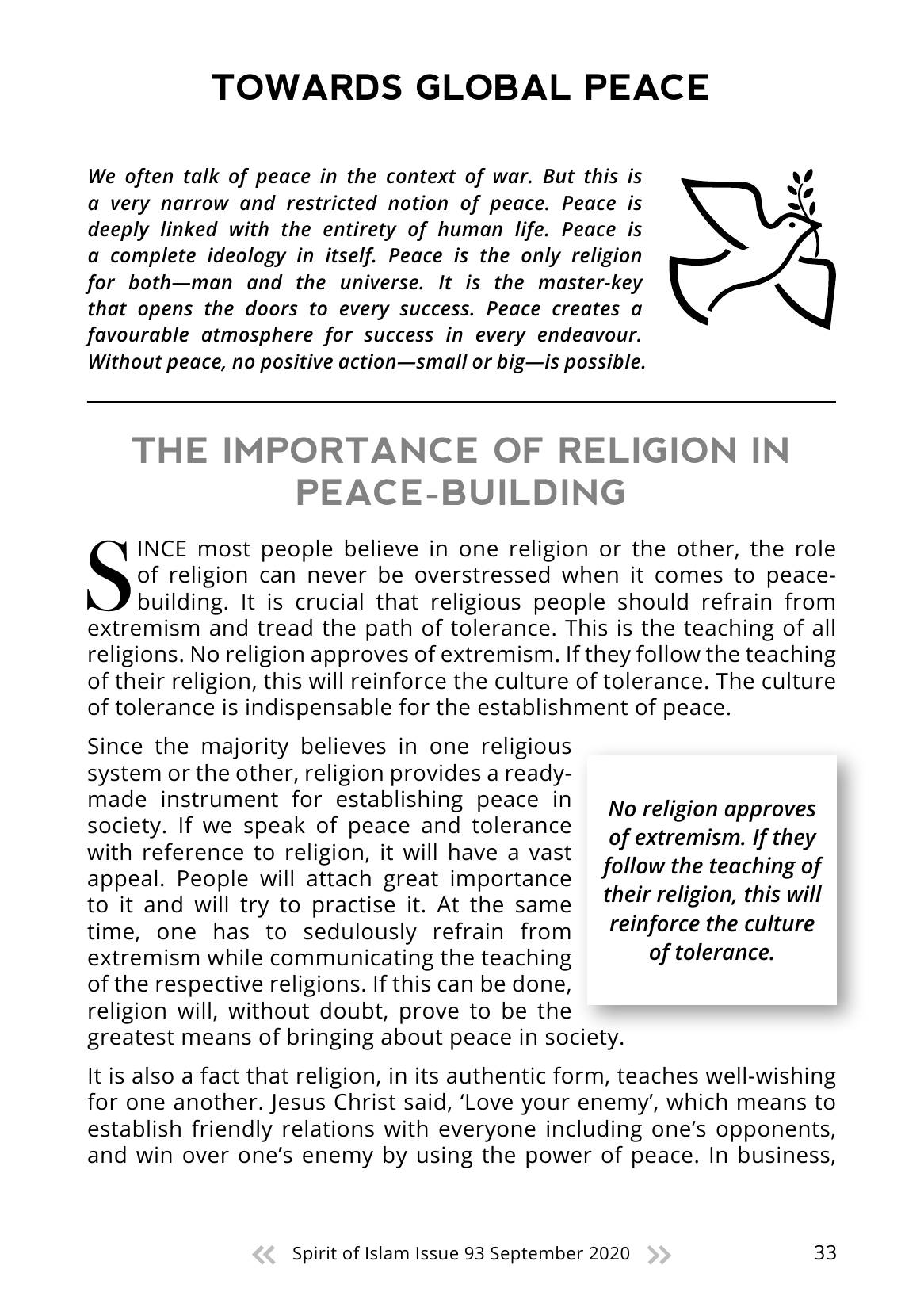 The printed page