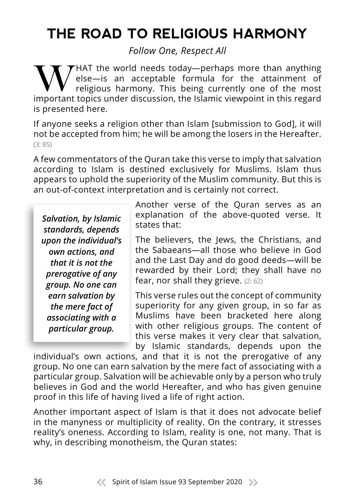 The printed page