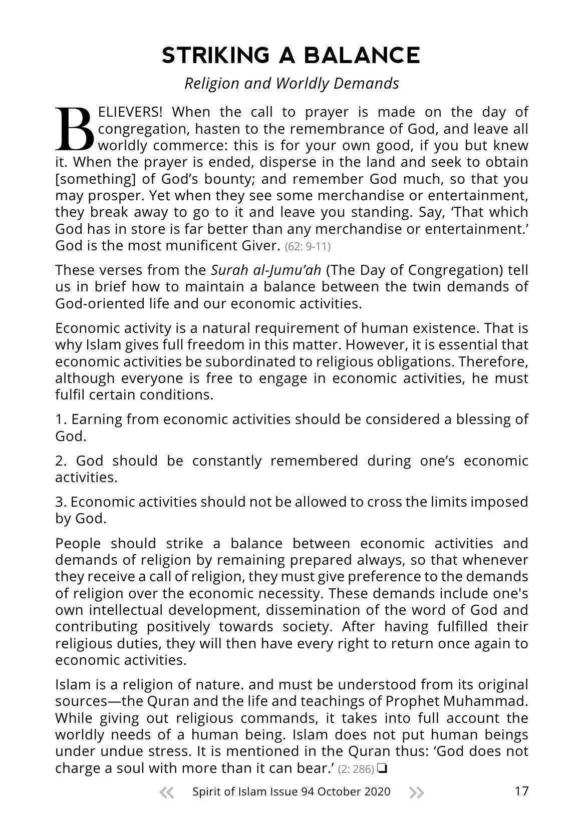 The printed page