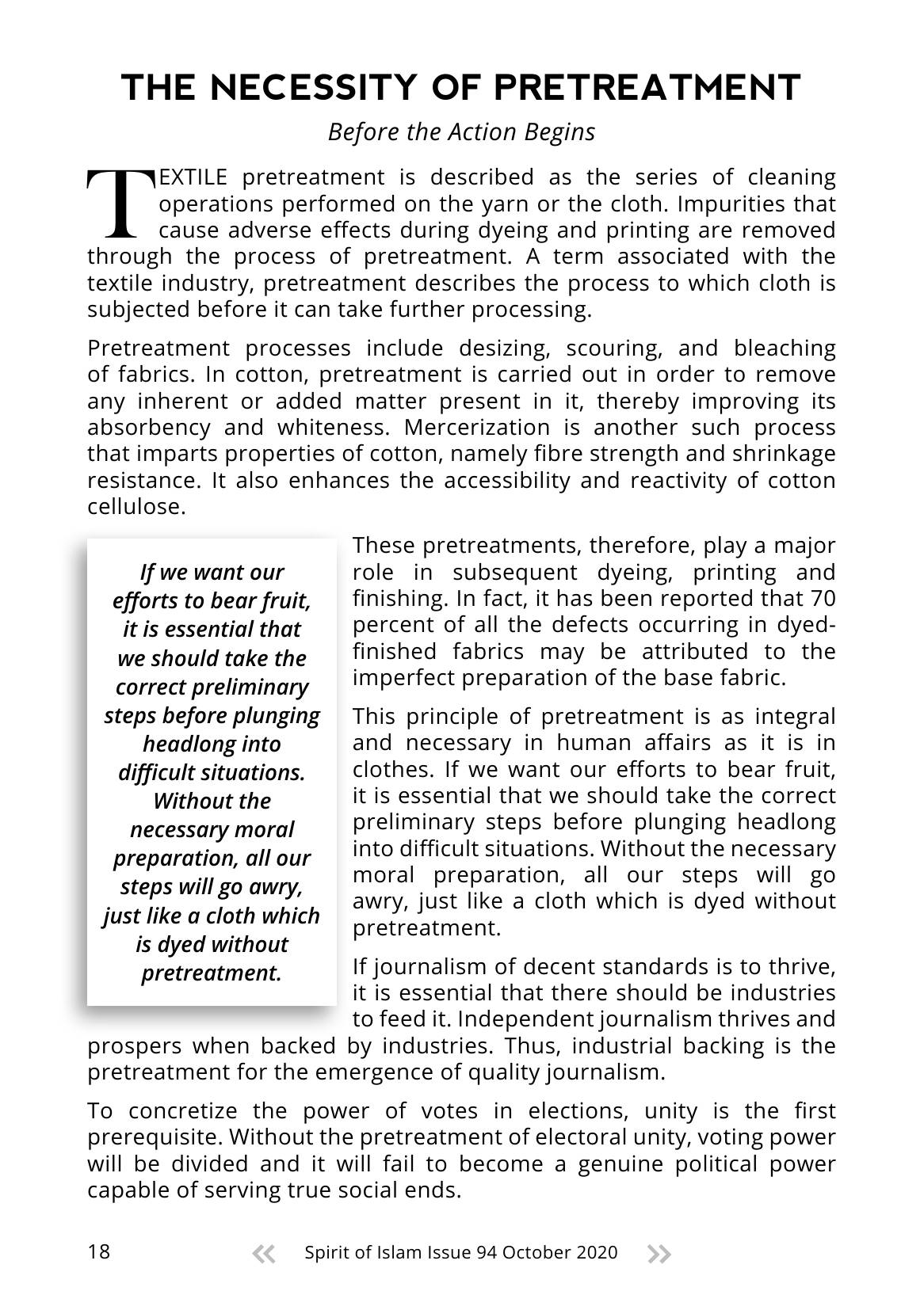 The printed page