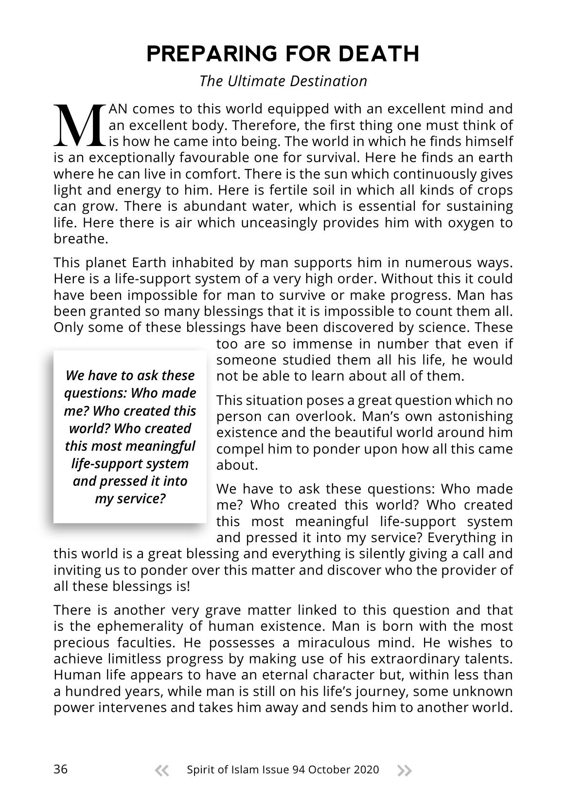 The printed page