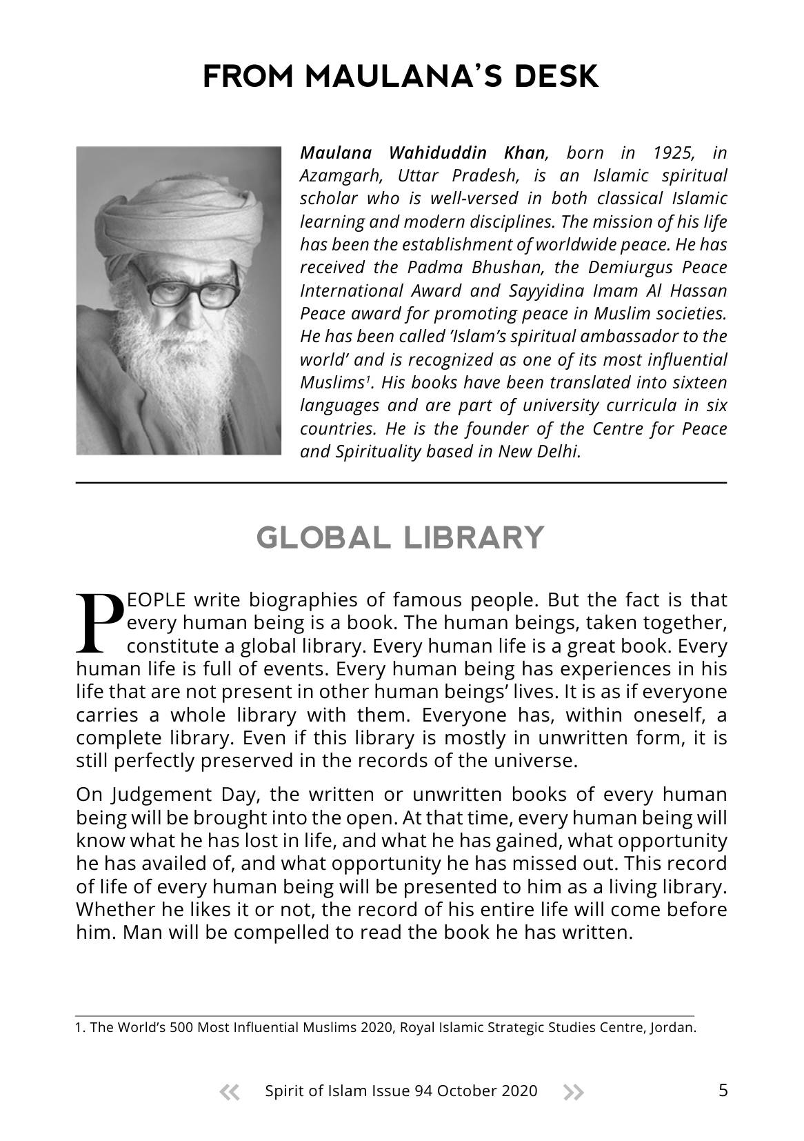 The printed page