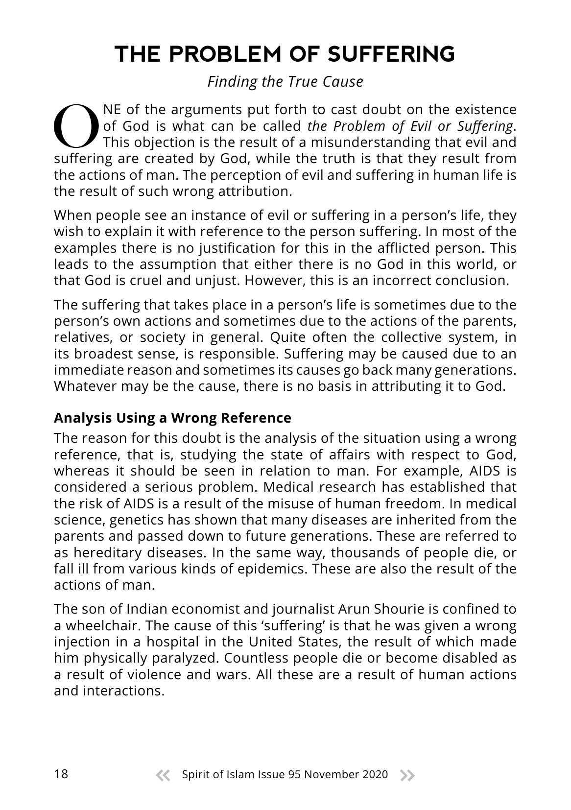The printed page