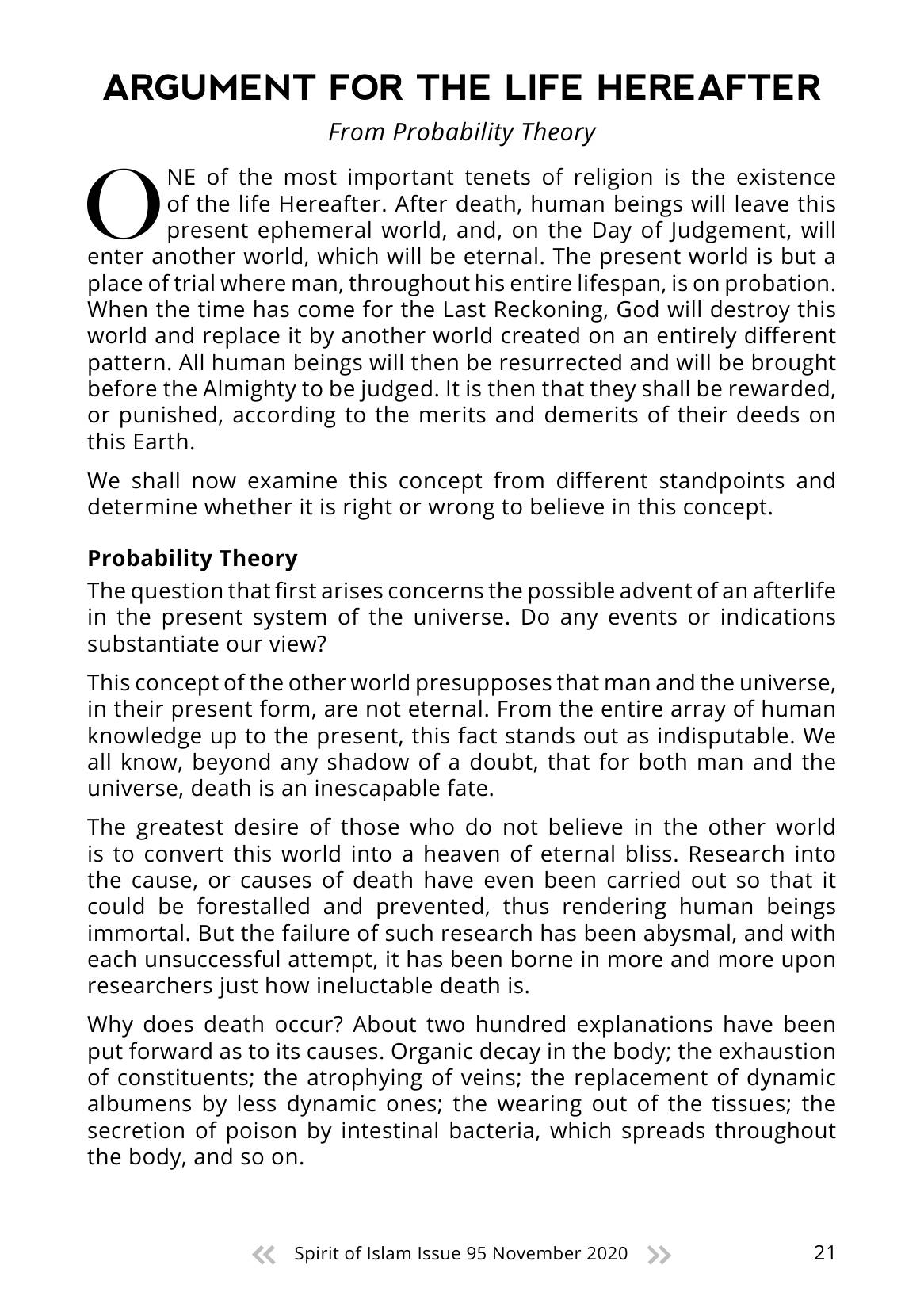 The printed page