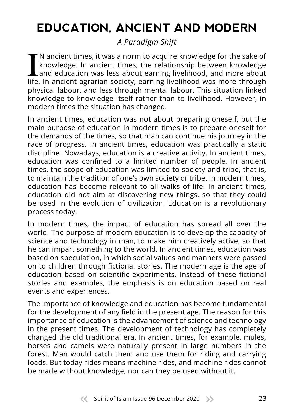 The printed page