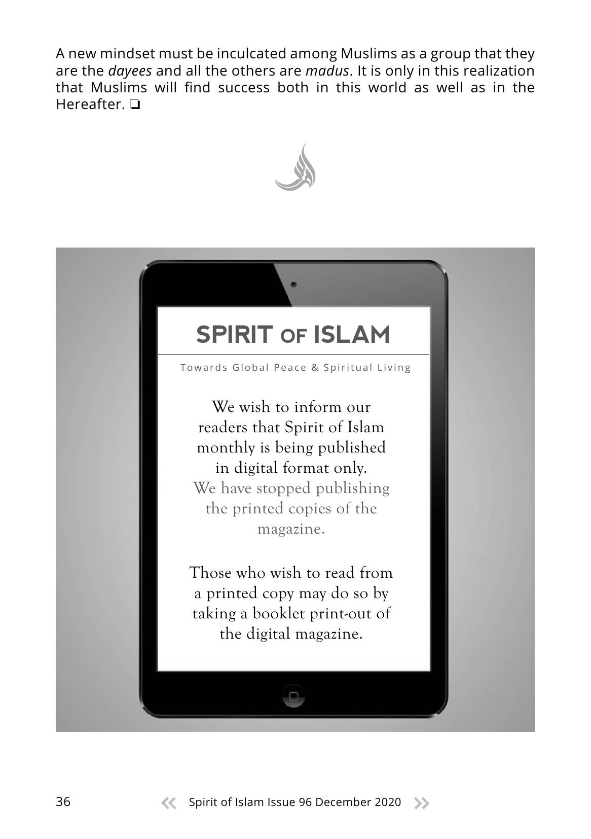 The printed page