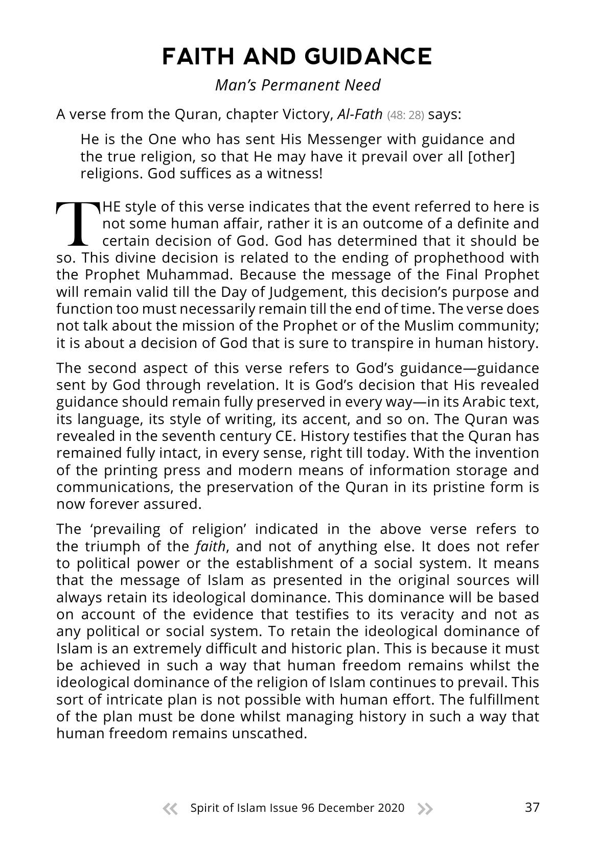 The printed page
