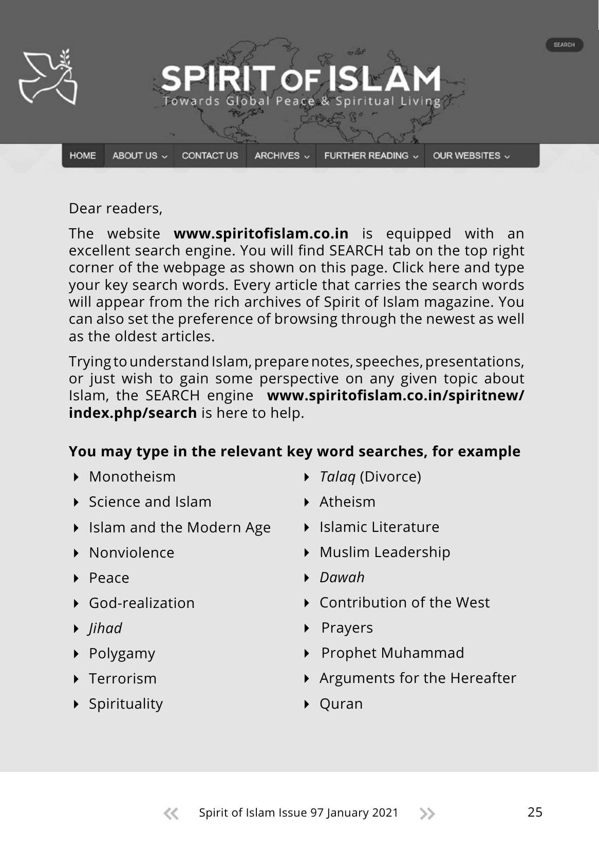 The printed page