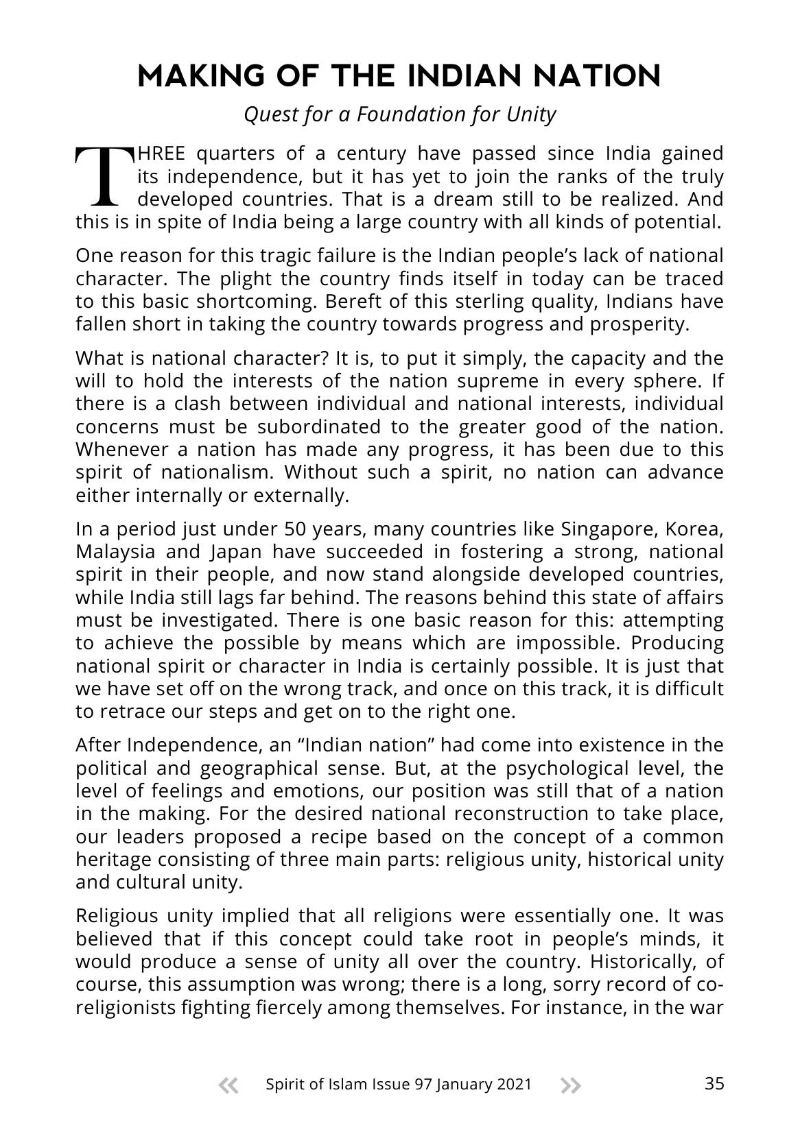 The printed page