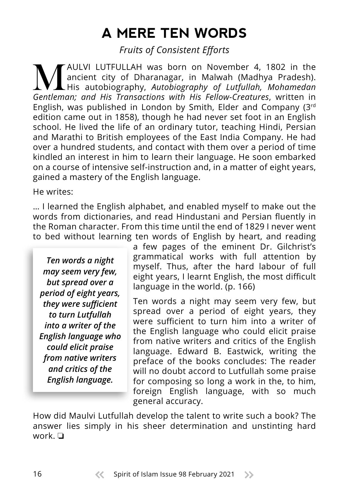 The printed page