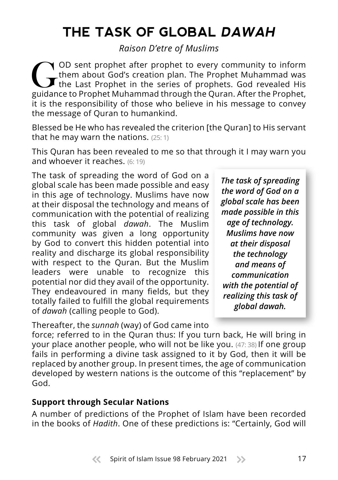 The printed page