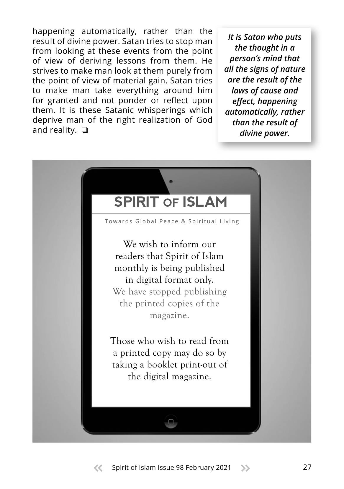 The printed page