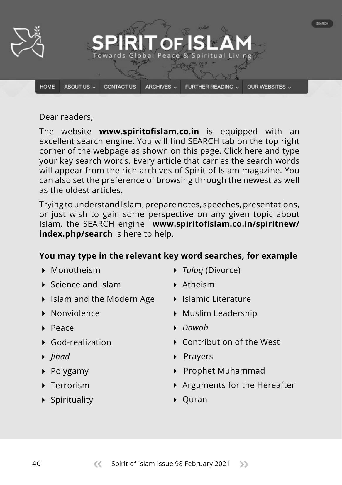 The printed page