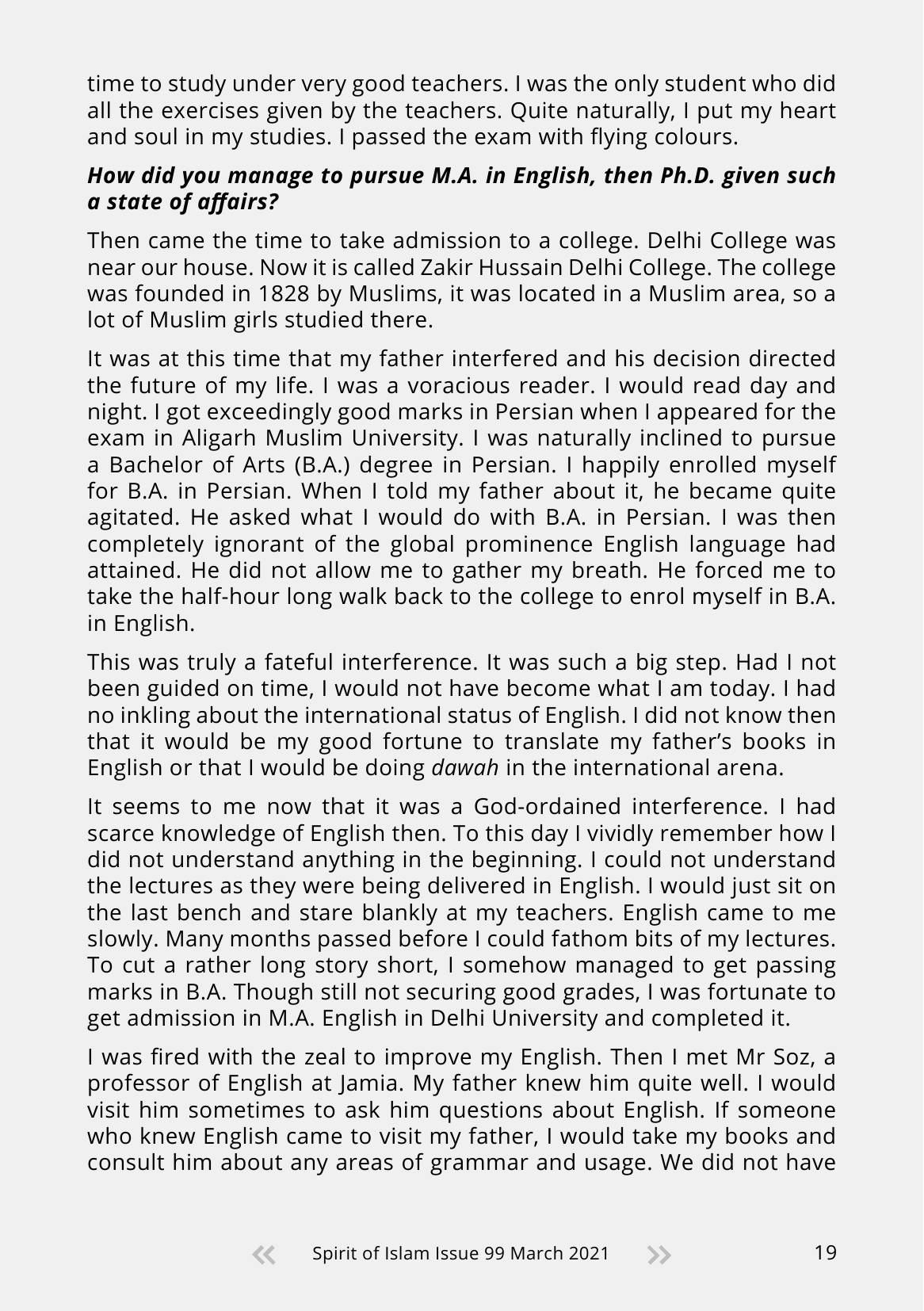 The printed page