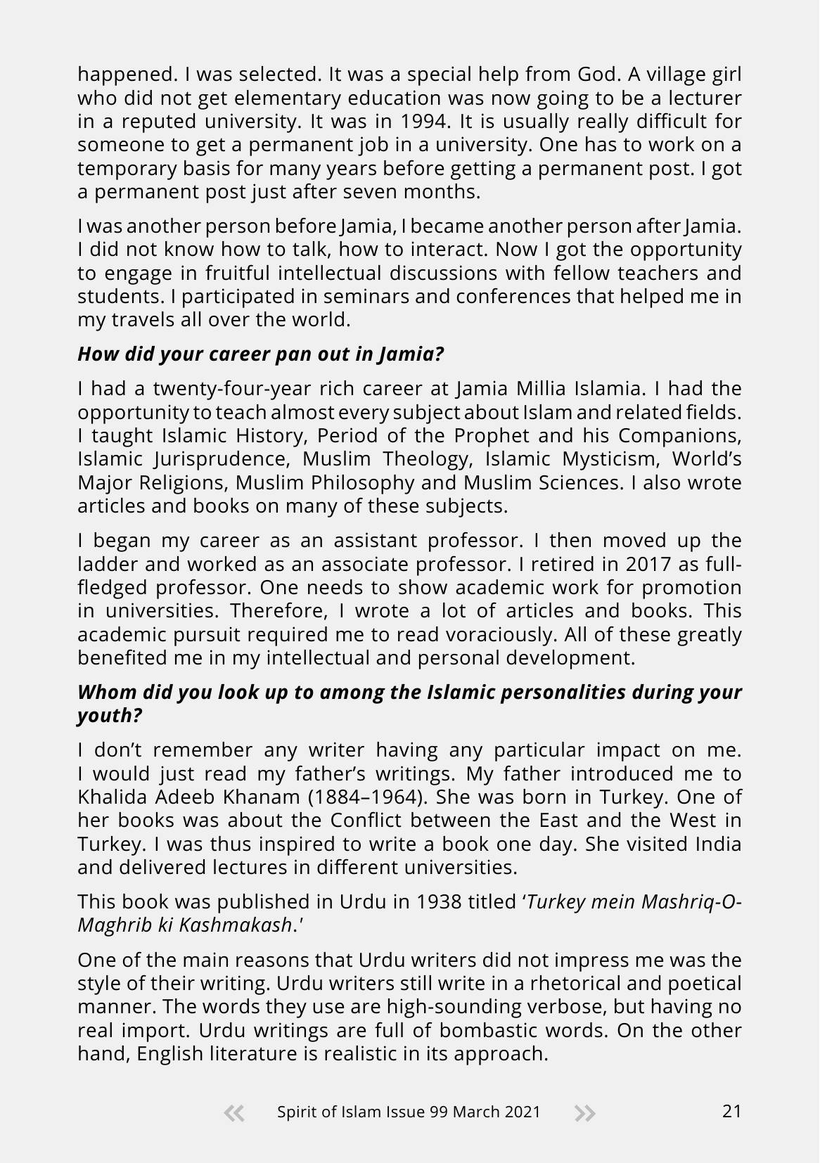 The printed page