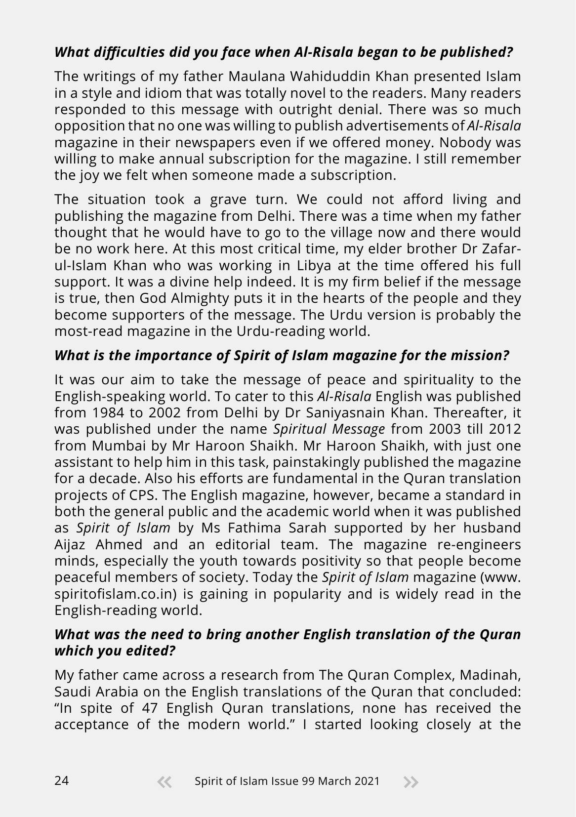 The printed page